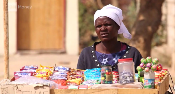 Vendor in Epworth. November 2016 / Photo Credit: CNN Money