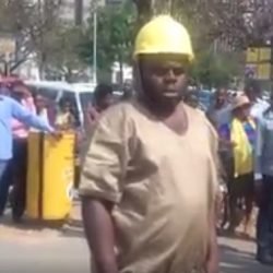 Silvanos Mudzvova at Parliament Building, 26 October 2016. / Photo credit: OpenParlyZW