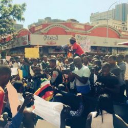 #NoToBondNotes demonstration in Harare, Zimbabwe 3 August 2016 / Photo Credit: Tehn Diamond