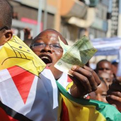 #NoToBondNotes demonstration, Harare, Zimbabwe, 3 August 2016 / Photo Credit: AFP