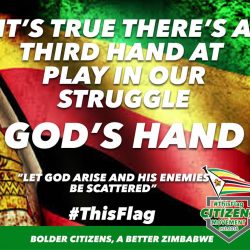 The third hand at play is God's hand / Photo Credit: #ThisFlag