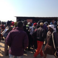 VISET Members besiege Harare City Council Offices at Mbudzi Roundabout, 25 July 2016 / Photo Credit: VISET