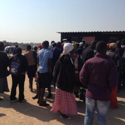 VISET Members besiege Harare City Council Offices at Mbudzi Roundabout, 25 July 2016 / Photo Credit: VISET